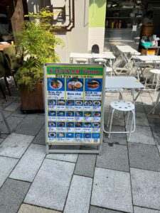 メニュー看板